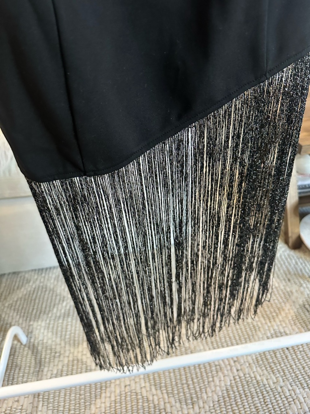 Superdown Cleo Strapless Fringe Dress S - Picture 7 of 10